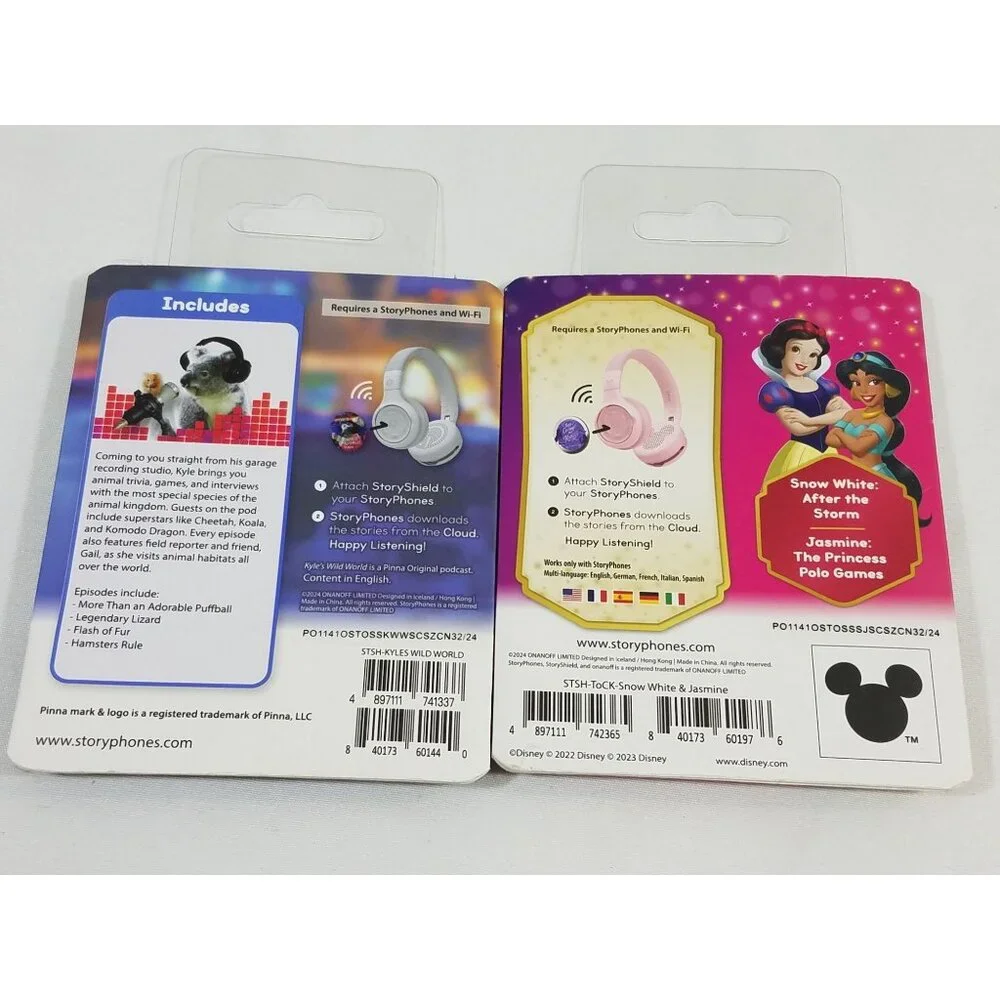 Storyshield Lot Of 4 For Storyphones Storytelling Headphones for Kids New Sealed